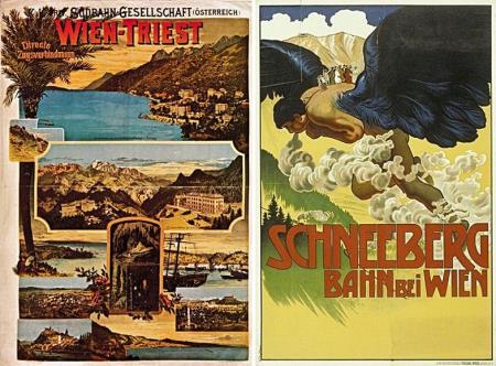 Južna železnica _turistični plakat